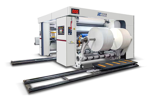 点击显示大的图片 HFQL-GK系列全自动高速龙门式框架分切机